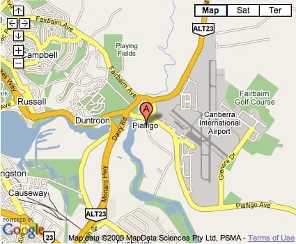 pialligo Location Map for Pialligo