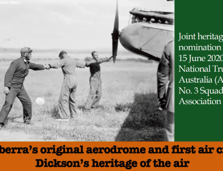 Heritage Nomination – Dickson Aerodrome